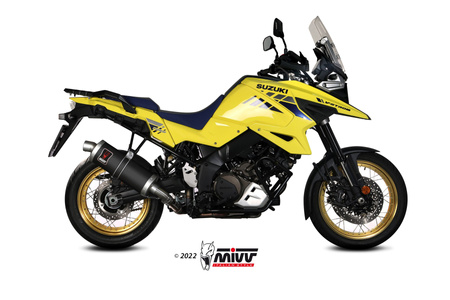 Mivv Tłumik końcowy DAKAR BLACK stal nierdzewna SUZUKI V-STROM 1050 2020-2025