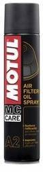 MOTUL Olej w aerozolu do obsługi piankowych filtrów powietrza  A2 AIR FILTER OIL SPRAY 400ml

 - Mai
