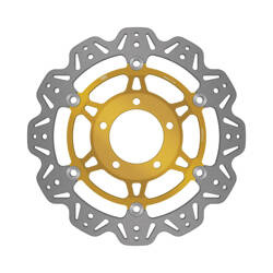 EBC Tarcza hamulcowa motocyklowa VR662GLD VEE, złota