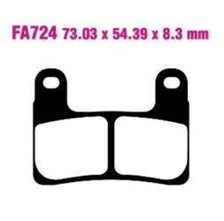 EBC Klocki hamulcowe GPFAX724HH torowe/profesjonalne (kpl. na 1 tarcze)