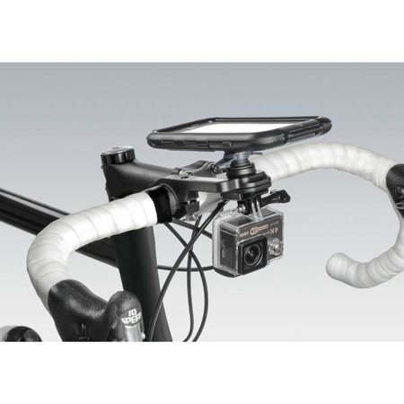 90551 Opti Combo, uchwyt do mocowania telefonu i kamery sportowej na kierownicy