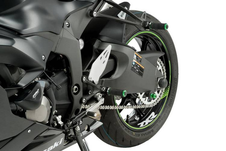 Podnóżki PUIG R-Fighter S (wymagają adapterów) Zielony (V) 9193V