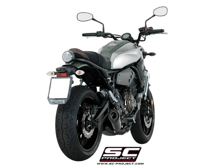 SC-Project układ wydechowy S1 Matt Black Yamaha XSR 700 (2016 – 2020)