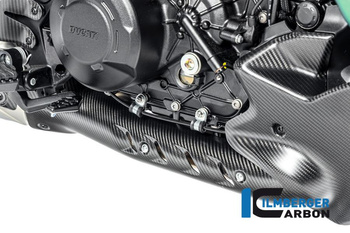 Osłona termiczna kolektora wydechu - matowa ducati diavel v4 bentley ILMBERGER AHK.128.DIBEN.K.
