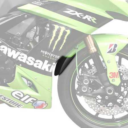 Przedłużenie błotnika do Kawasaki ZX-6R 05-08 / ZX10R 04-07 (przednie) Czarny (N) 9923N