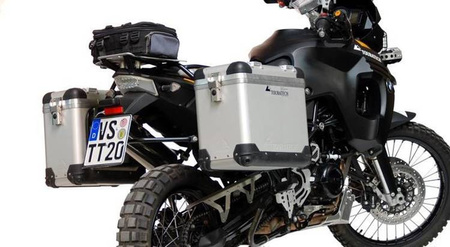 ZEGA Pro aluminium pannier system for BMW F800GS/ F700GS/ F650GS (Twin)