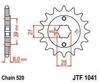 ZEBATKA NAPĘDOWA JT PRZÓD (520)