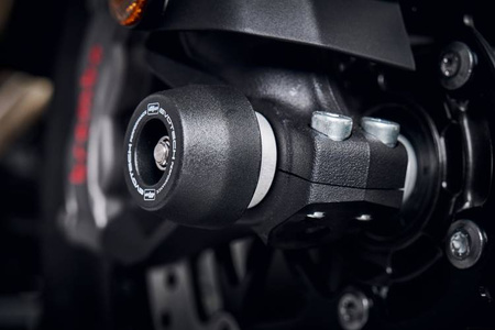 Evotech Performance crash pady osi zestaw - Triumph Tiger 1200 Rally Explorer (2022+)