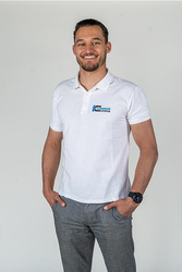 Koszulka polo - biała Merchandise Merchandise ILMBERGER POL.001