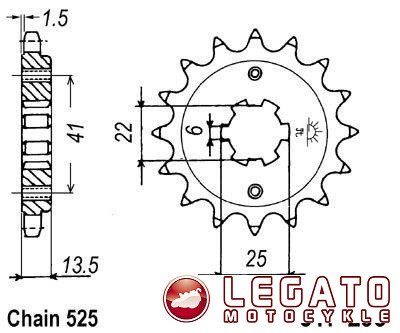 ZĘBATKA NAPĘDOWA JT PRZÓD