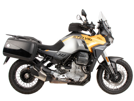 Sidecarrier permanent mounted black for Moto Guzzi Stelvio (2024-)
