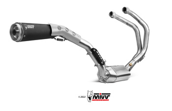 Mivv Układ wydechowy GHIBLI BLACK stal nierdzewna YAMAHA XSR 700 2016-2020