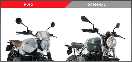OWIEWKA PUIG RETROPLATE DO BMW R NINE T 2014-2024 (ALUMINIOWA)