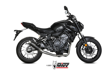 Mivv Układ wydechowy GP PRO BLACK stal nierdzewna YAMAHA MT-07 / FZ-07 2021-2024