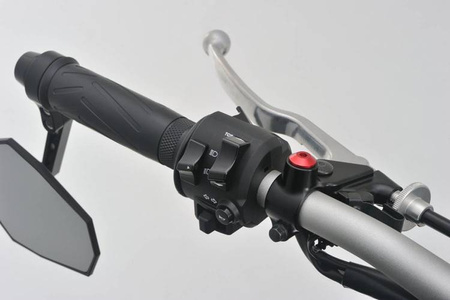 Śruba zaślepka do otworu lusterka  M10-P1.25/prawa czerwony