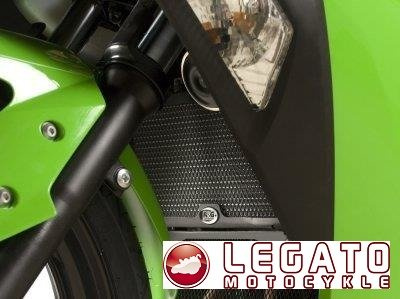 OSŁONA CHŁODNICY KAWASKI NINJA 250 (08-13) NINJA 300 (12-) BLACK