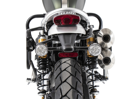 Sidecarrier one-sided left permanent mounted black for Triumph Scrambler 1200 XE (2024-)