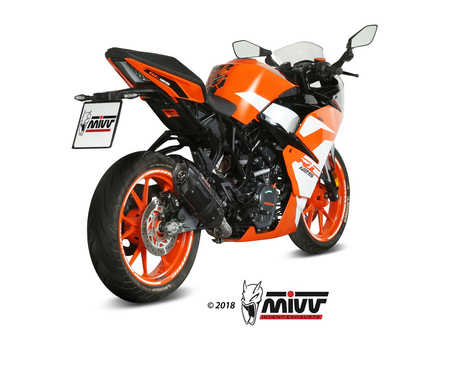 Mivv Tłumik końcowy SUONO BLACK stal nierdzewna KTM RC 125 2017-2020