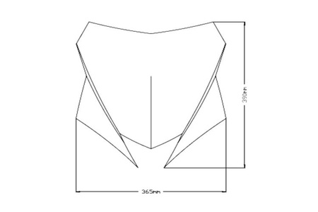 Szyba sportowa PUIG do Ducati Multistrada V4S 21-23 Czerwony (R) 20729R