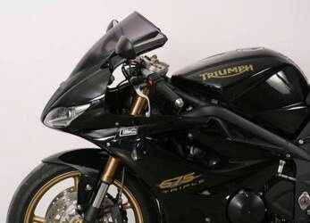 MRA Szyba motocyklowa TRIUMPH DAYTONA 675, D67LC, 2009-2012, forma R, przyciemniana