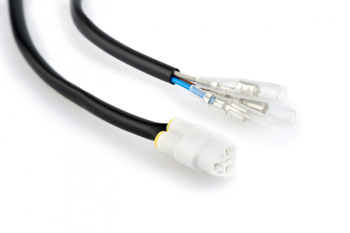 Przewody do podłączenia oświetlenia tablicy w Suzuki GSX-8S i innych Czarny (N) 3849N