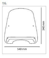 Owiewka PUIG do Italjet Bazooka (T.G.) Przezroczysty (W) 0749W
