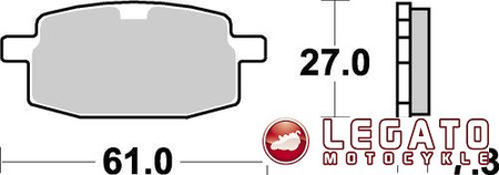 KLOCKI HAMULCOWE SBS 111 HF