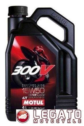 MOTUL 300V 4T 15W-50 ESTER CORE FACTORY LINE ROAD RACING 4L