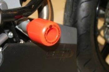 CRASHPADY CLASSIC RG RACING DÓŁ KTM 990/990R SUPER DUKE 990SM 08- & 950 SUPERMOTO ORANGE