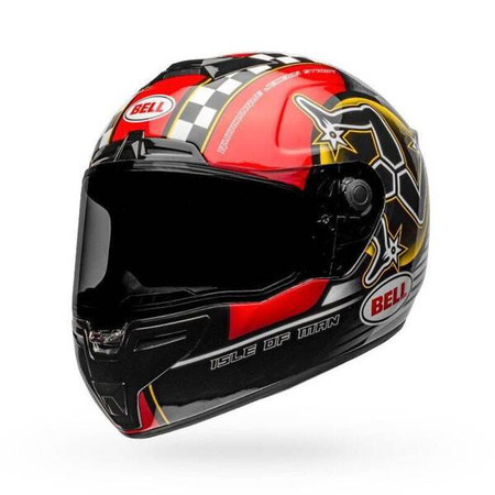 KASK BELL SRT ISLE OF MAN BLACK/RED