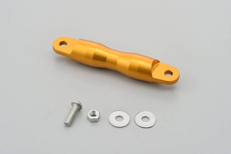Wspornik kierownicy ze stopu aluminium anodowany na kolor złoty 100 mm