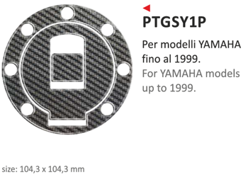 ONEDESIGN naklejka na wlew paliwa Yamaha up to 1999