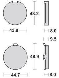 KLOCKI HAMULCOWE SBS 524 HF