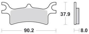 KLOCKI HAMULCOWE SBS 787 RSI