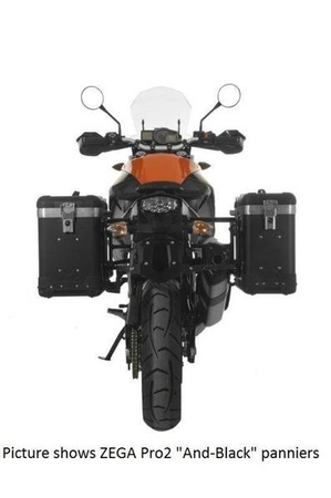 ZEGA Pro aluminium pannier system for KTM 1050 Adventure/ 1090 Adventure/ 1290 Super Adventure/1190 Adventure/ 1190 Adventure R