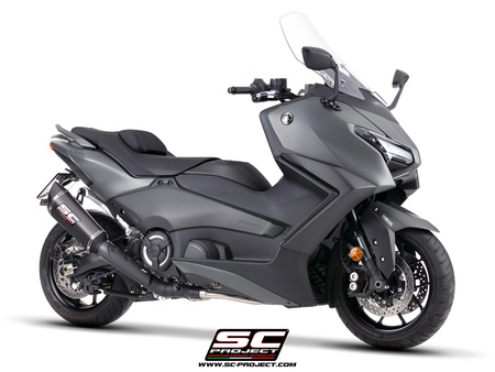 SC Project Układ wydechowy SC1-R Carbon Black Yamaha T-MAX 560 2025-2026
