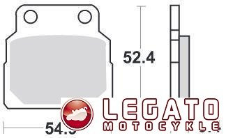 KLOCKI HAMULCOWE SBS 598 HF