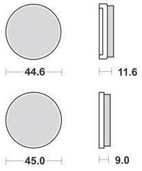 KLOCKI HAMULCOWE SBS 617 HF