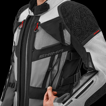 TRACKER MEN JKT LIGHT GREY Shima