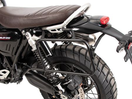 Sidecarrier one-sided left permanent mounted black for Triumph Scrambler 1200 X (2024-)
