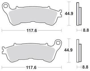 KLOCKI HAMULCOWE SBS 192 CT