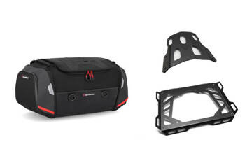 ZESTAW TORBA TYLNA I STELAŻ SW-MOTECH RACKPACK HONDA NC750X / NC750S (16-) BLACK