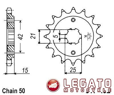 ZĘBATKA NAPĘDOWA JT PRZÓD