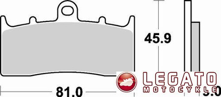 KLOCKI HAMULCOWE SBS 778 HS