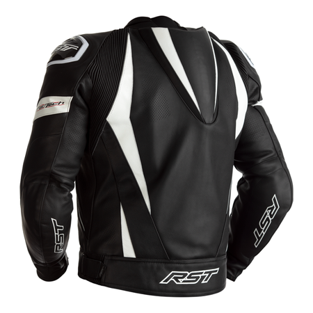 Motocyklowa Kurtka Skórzana RST Tractech Evo 4 CE Black/White (2357)
