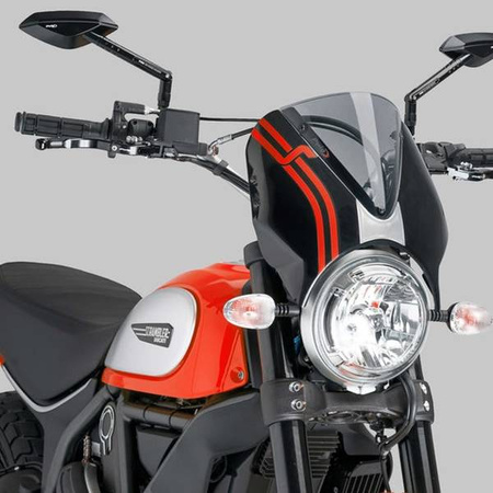 OWIEWKA PUIG DO DUCATI SCAMBLER 2015-2024 (RETROVISION) LEKKO PRZYCIEMNIANA