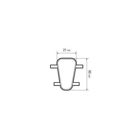 91470 GelPad, wkładka żelowa na siedzenie motocykla lub skutera - L - 21 x 30 cm