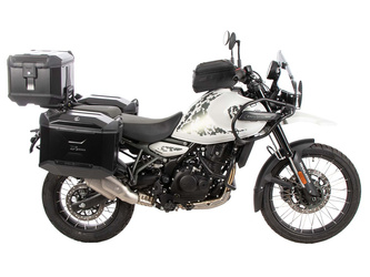 Alurack top case carrier black for combination with original rear rack for Royal Enfield Himalayan 450 (2024-)