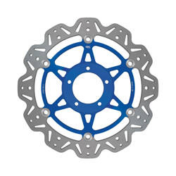 EBC Tarcza hamulcowa motocyklowa VR841BLU VEE, niebieska