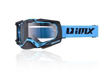 GOGLE IMX DUST GRAPHIC BLUE/BLACK MATT - SZYBA DARK SMOKE + CLEAR (2 SZYBY W ZESTAWIE)